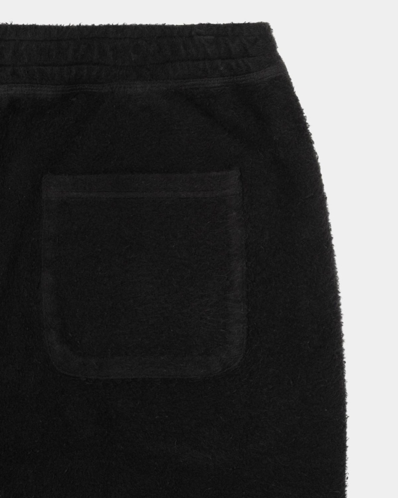 Stussy Inside Out Fleece Pants Black | Israel-87690