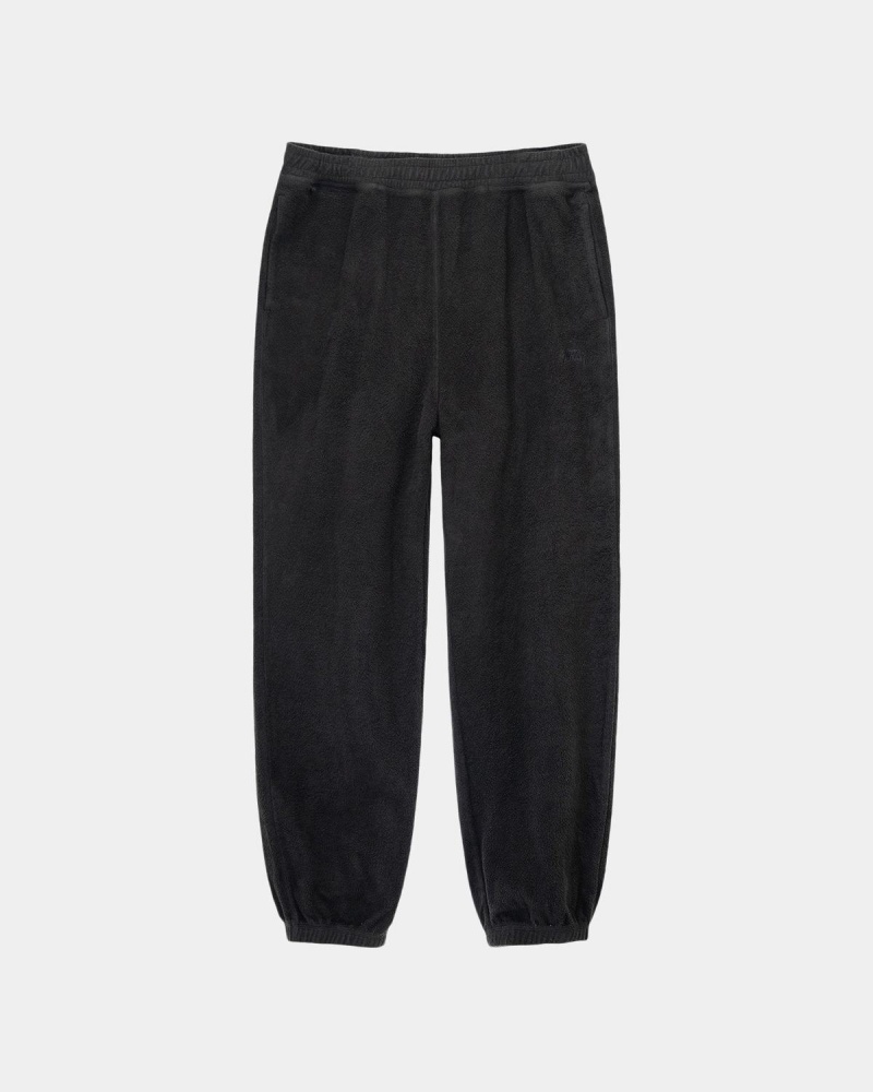 Stussy Inside Out Fleece Pants Black | Israel-87690