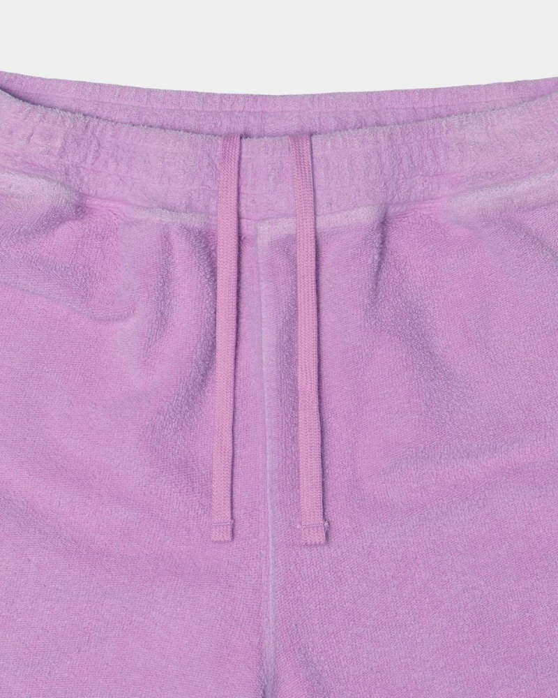 Stussy Inside Out Fleece Pants Pink | Israel-08351