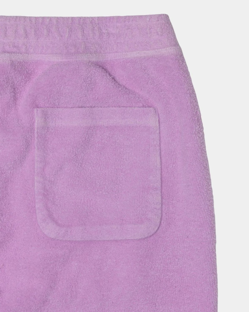 Stussy Inside Out Fleece Pants Pink | Israel-08351