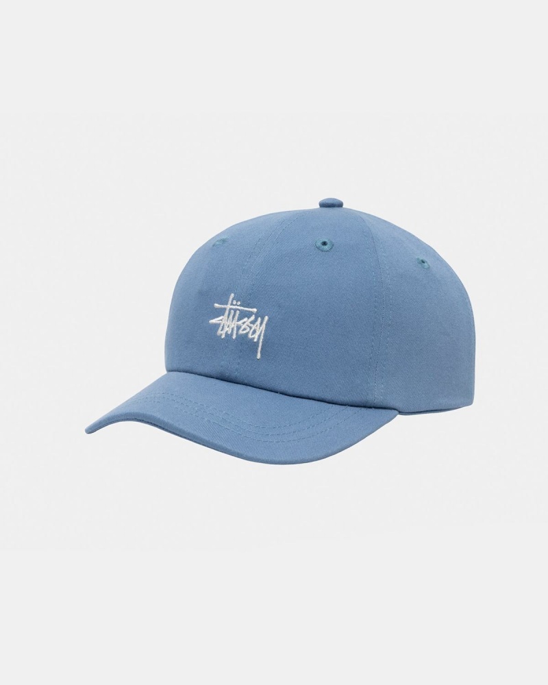 Stussy Low Pro Basic Stock Strapback Caps Blue | Israel-04162