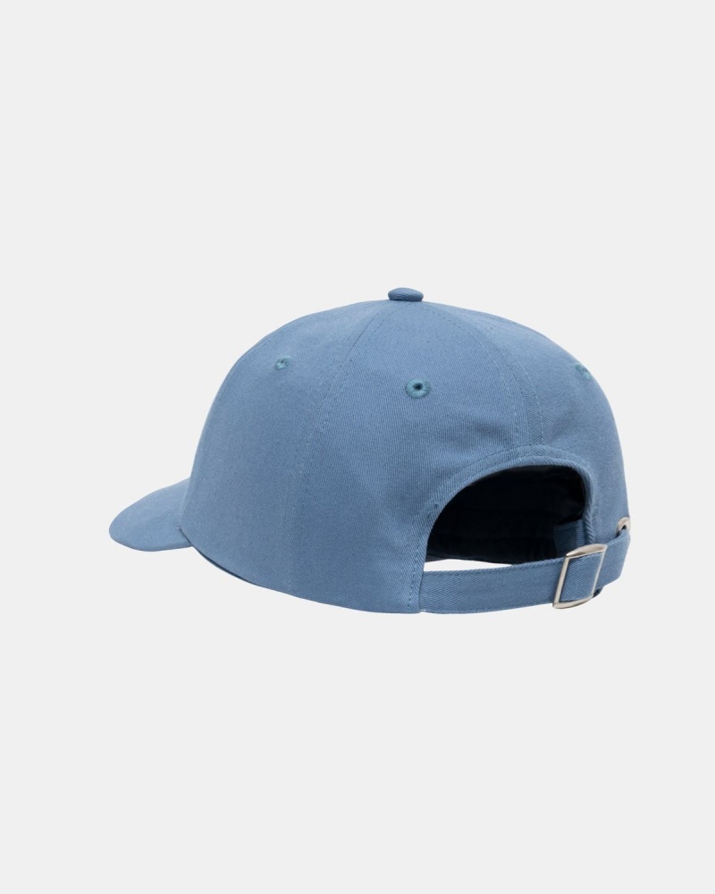 Stussy Low Pro Basic Stock Strapback Caps Blue | Israel-04162