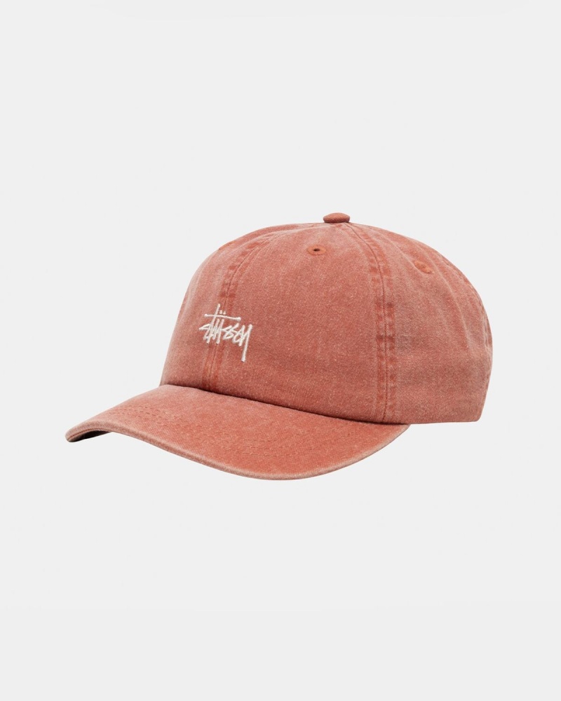 Stussy Low Pro Basic Washed Strapback Caps Brown | Israel-17908