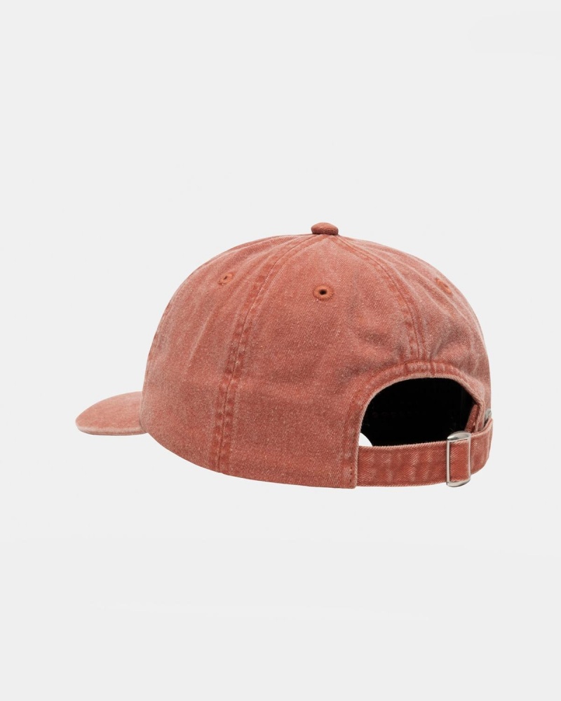 Stussy Low Pro Basic Washed Strapback Caps Brown | Israel-17908