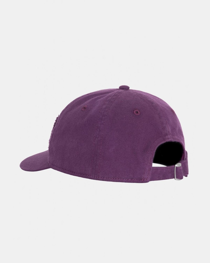 Stussy Low Pro Copyright Applique Strapback Caps Purple | Israel-64239