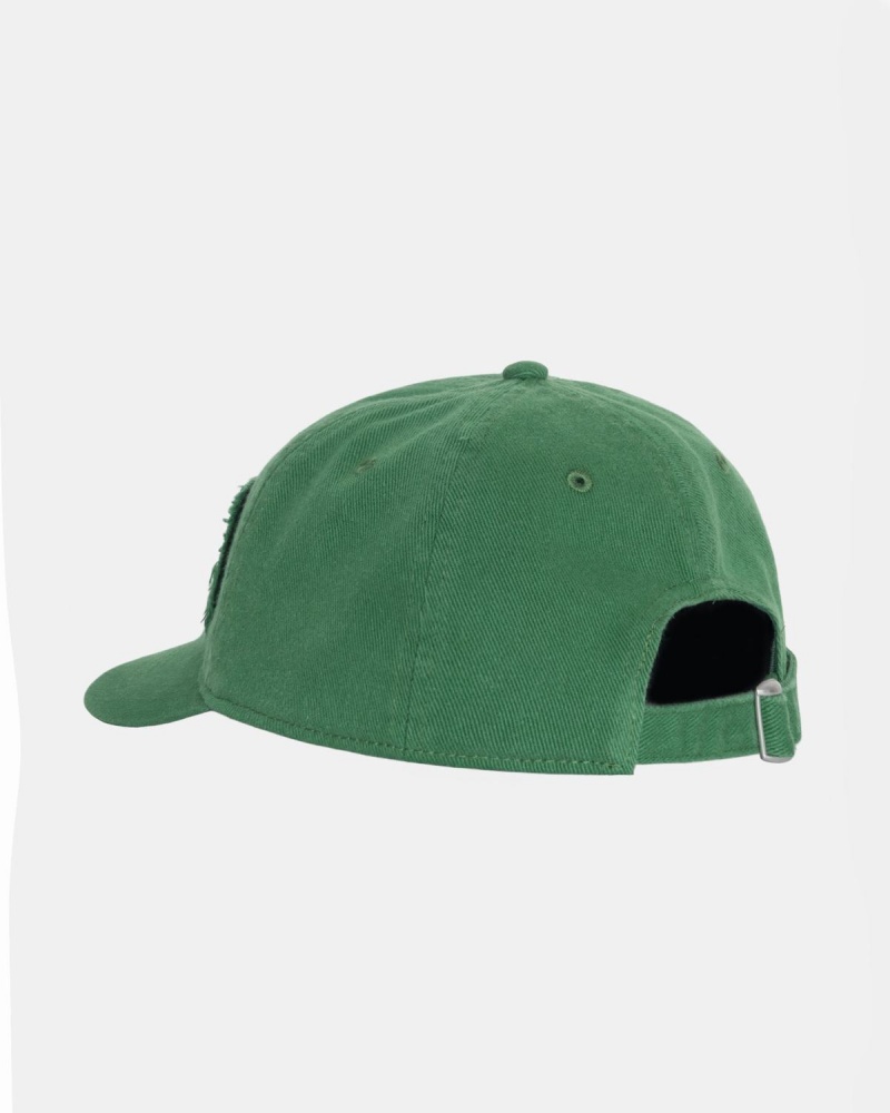 Stussy Low Pro Copyright Applique Strapback Caps Green | Israel-01689