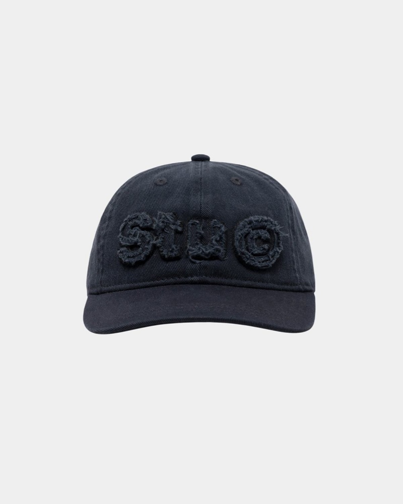 Stussy Low Pro Copyright Applique Strapback Caps Navy | Israel-15738