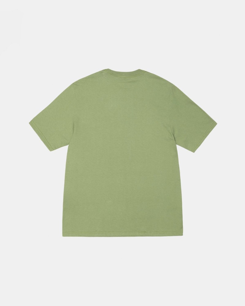 Stussy Lucha Tee T-Shirt Green | Israel-13785