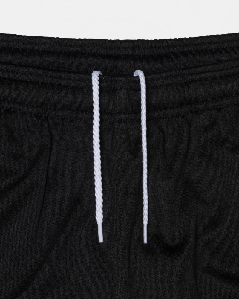 Stussy Mesh Big Basic Shorts Black | Israel-47801