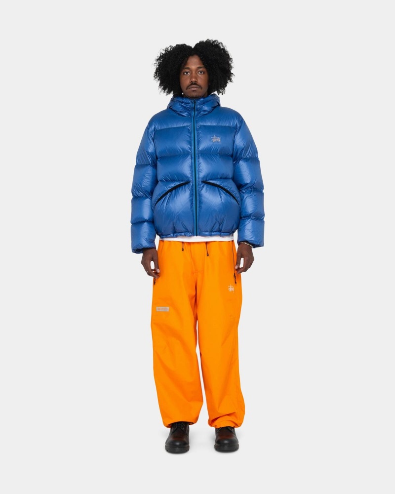 Stussy Micro Ripstop Down Parka Jackets Royal Blue | Israel-49786