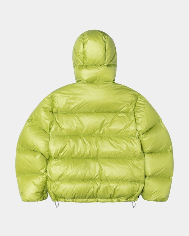 Stussy Micro Ripstop Down Parka Jackets Light Green | Israel-95147