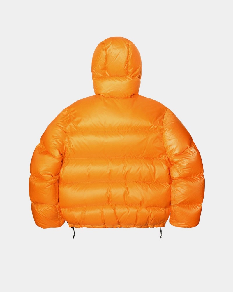 Stussy Micro Ripstop Down Parka Jackets Orange | Israel-21764