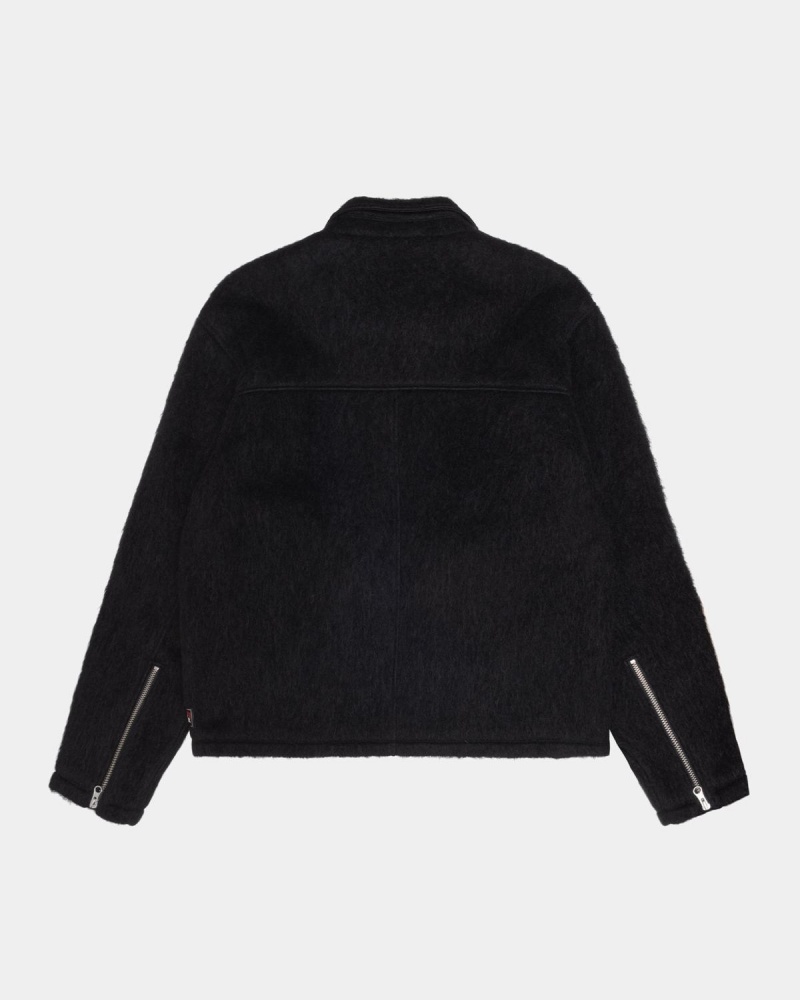 Stussy Mohair Club Jackets Black | Israel-65879