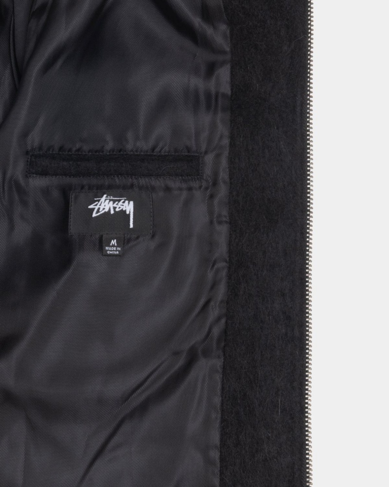 Stussy Mohair Club Jackets Black | Israel-65879