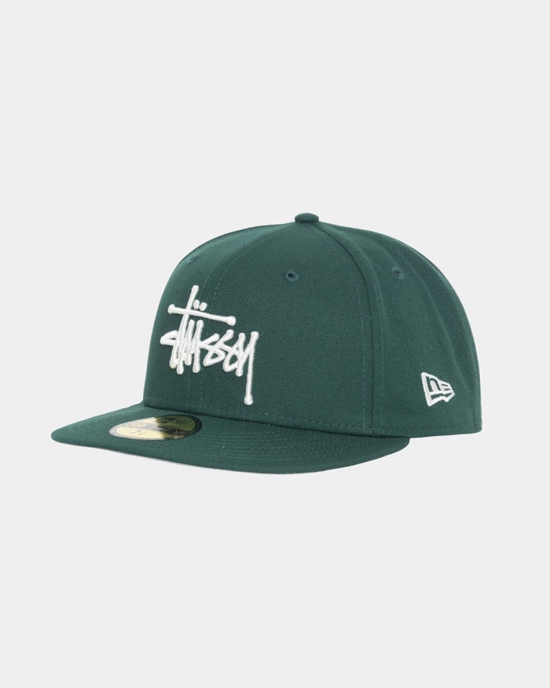 Stussy New Era 59fifty Authentic Caps Green | Israel-58410