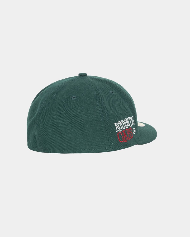 Stussy New Era 59fifty Authentic Caps Green | Israel-58410