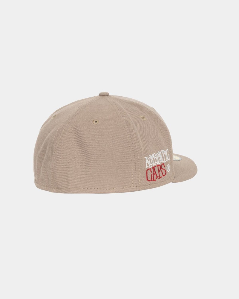 Stussy New Era 59fifty Authentic Caps Khaki | Israel-87362