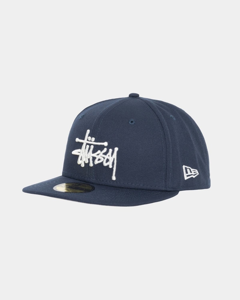 Stussy New Era 59fifty Authentic Caps Navy | Israel-61932