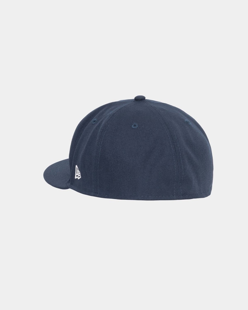 Stussy New Era 59fifty Authentic Caps Navy | Israel-61932