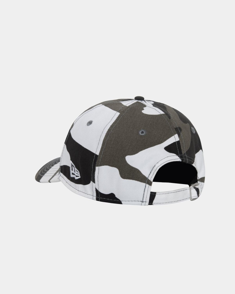 Stussy New Era 9twenty Basic Strapback Caps White Camo | Israel-63284