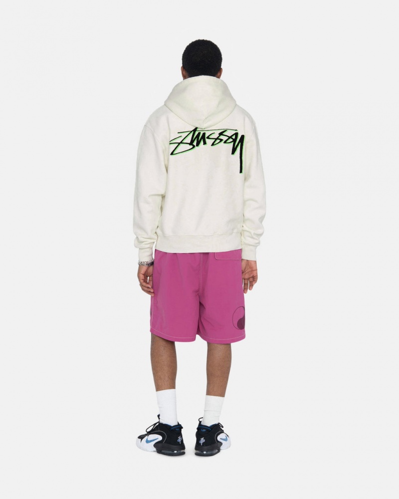 Stussy Our Legacy Drop Shadow Pigment Dyed Hoodie Natural | Israel-68329