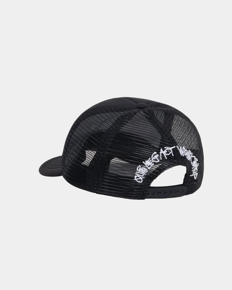 Stussy Our Legacy Work Shop Trucker Caps Black | Israel-03165