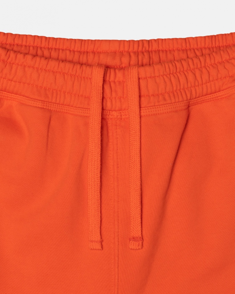 Stussy Overdyed Stock Logo Sweatpants Orange | Israel-47062