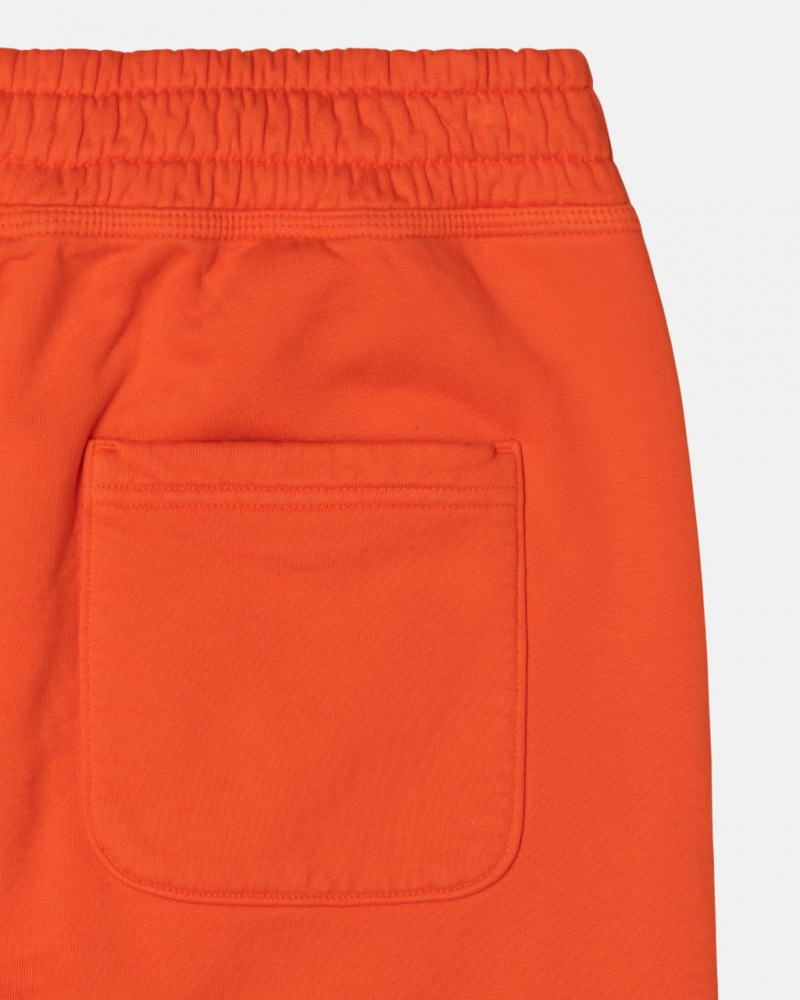 Stussy Overdyed Stock Logo Sweatpants Orange | Israel-47062