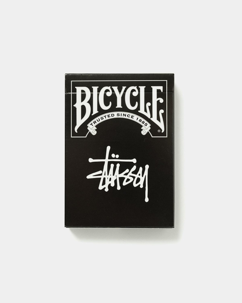 Stussy Playing Cards Accessories Black | Israel-02136