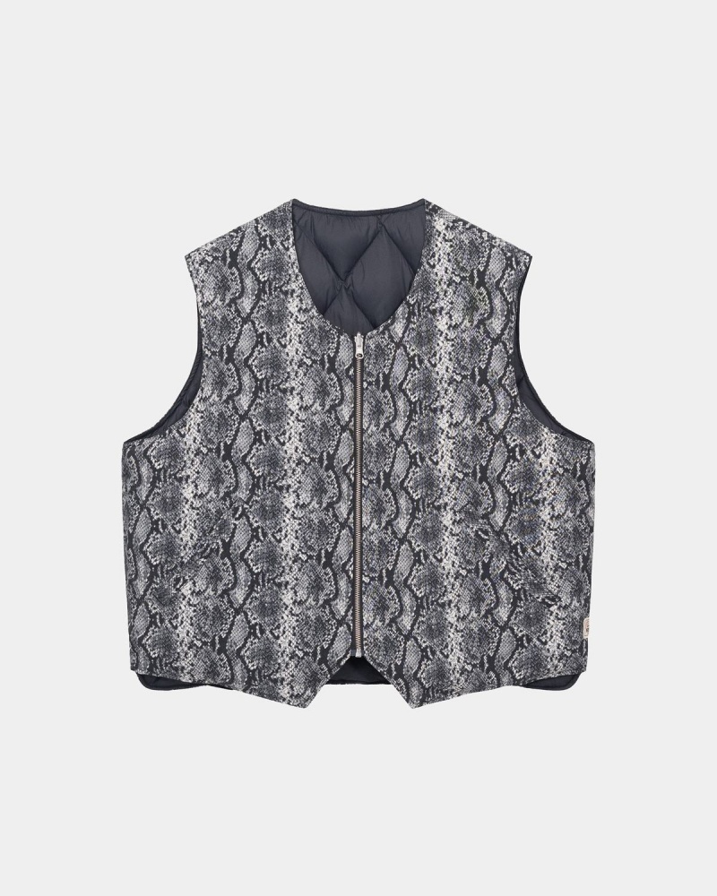 Stussy Python Reversible Vest Beige | Israel-79013