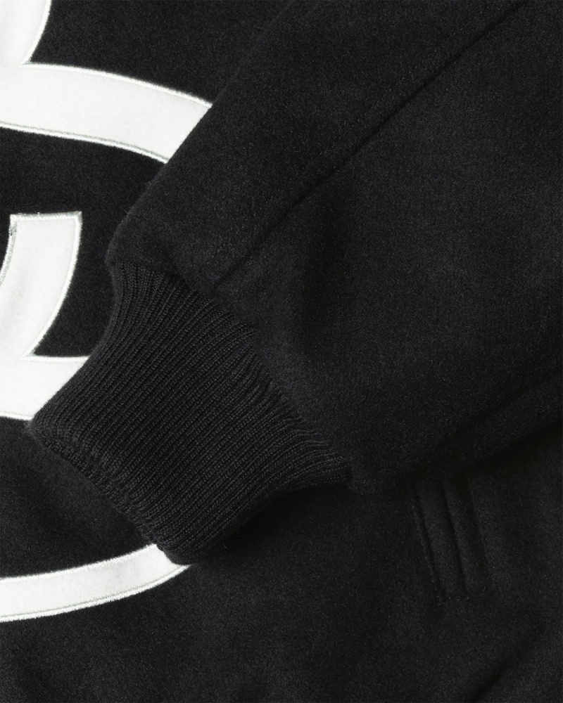 Stussy SS-LINK Varsity Jackets Black | Israel-91423