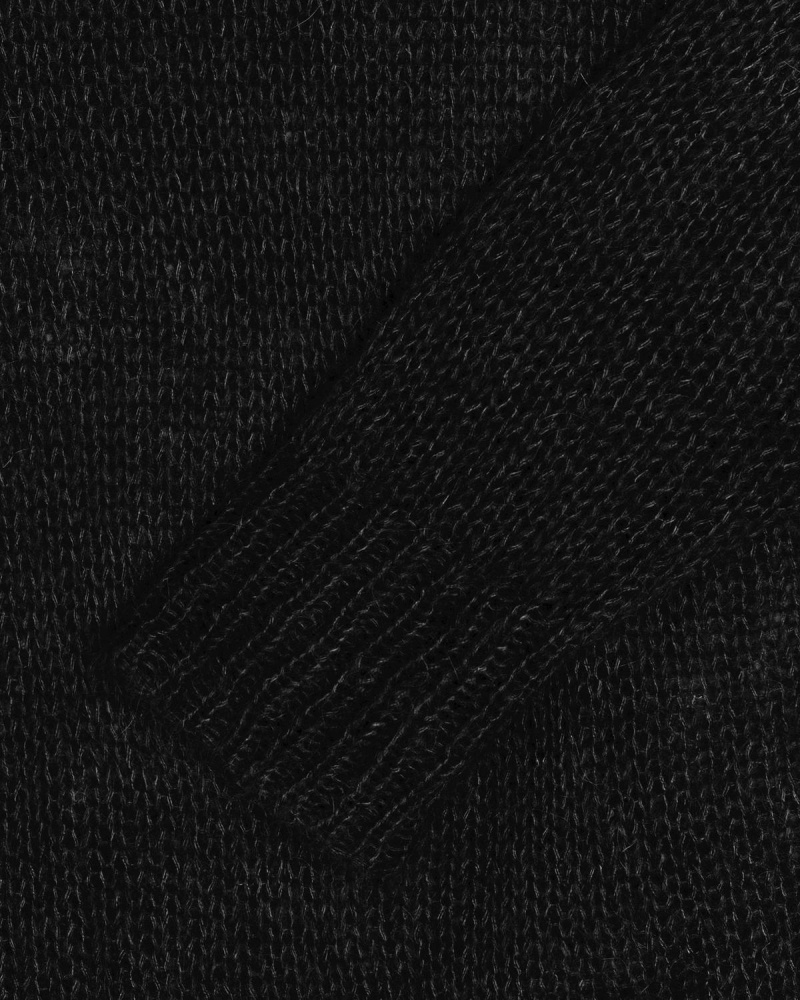 Stussy S Loose Knit Sweater Black | Israel-35706