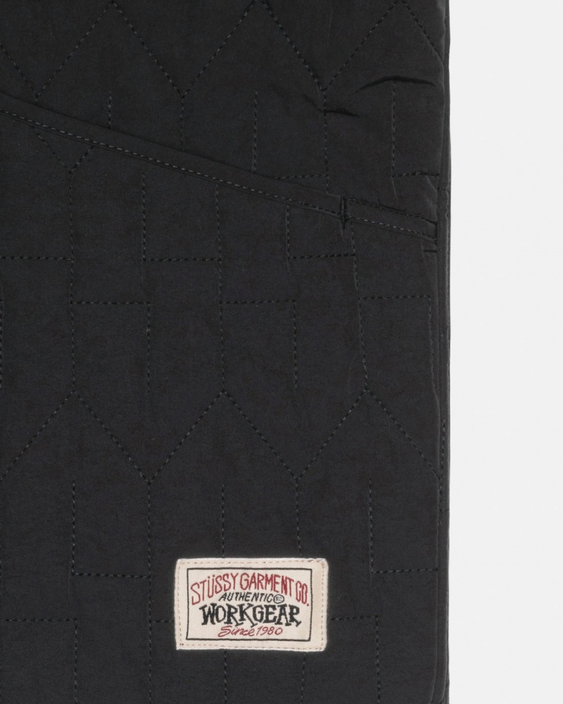 Stussy S Quilted Liner Jackets Black | Israel-53648