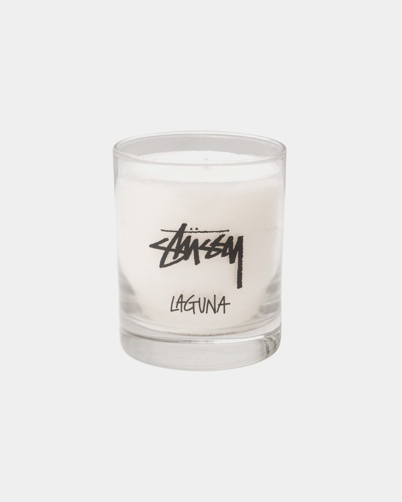 Stussy Scented Candle Accessories White | Israel-09385