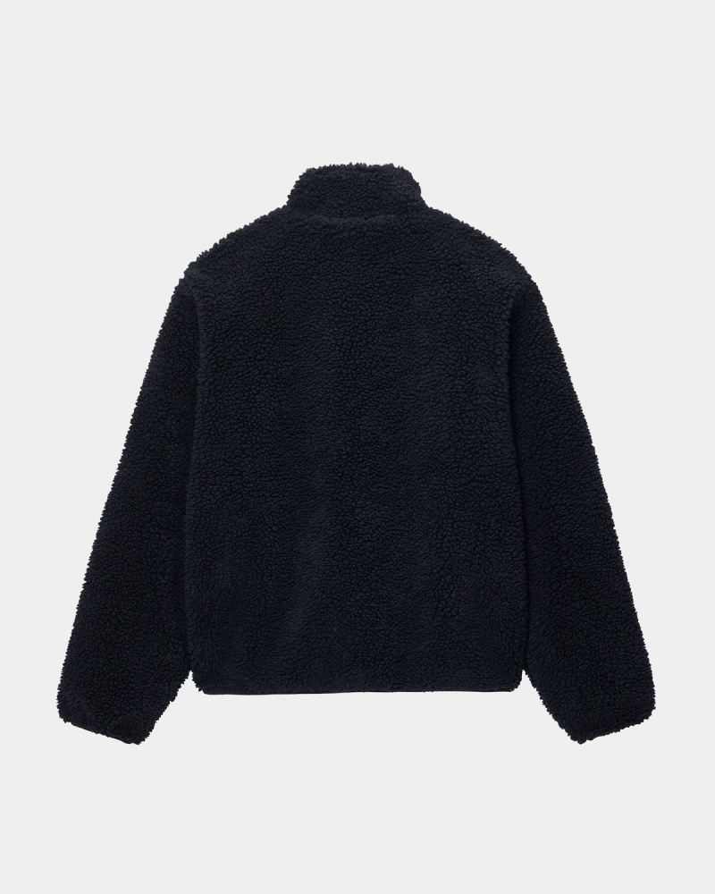 Stussy Sherpa Reversible Jackets Black | Israel-40239