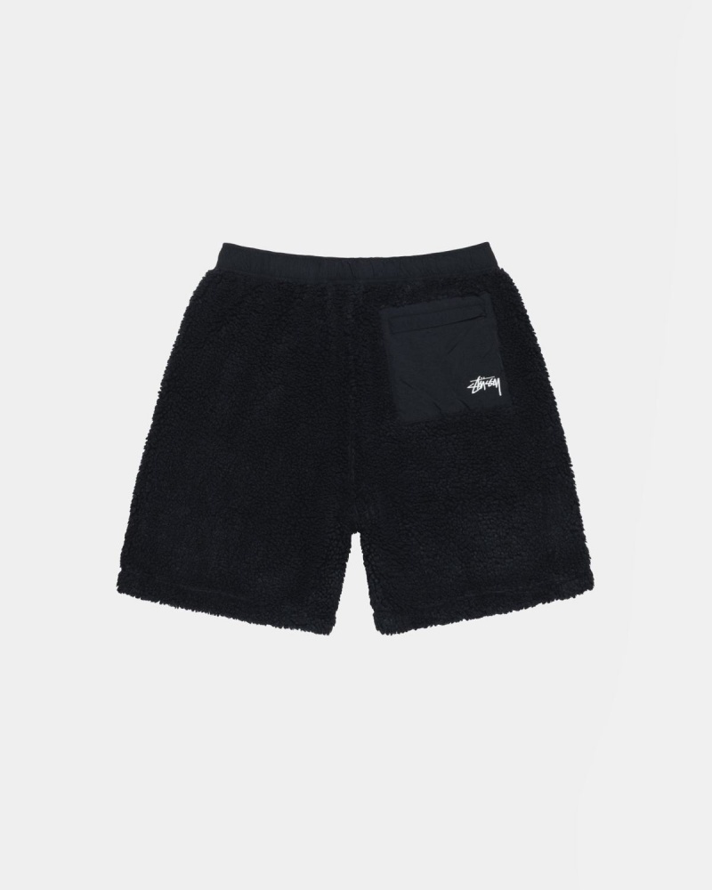 Stussy Sherpa Shorts Black | Israel-84059