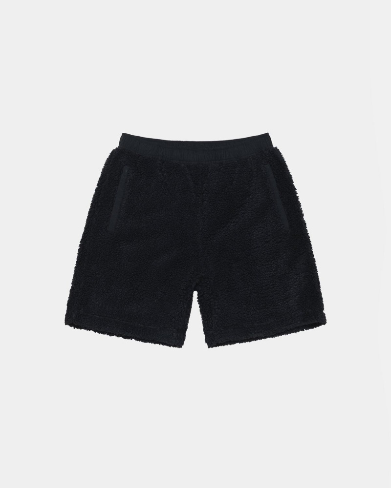 Stussy Sherpa Shorts Black | Israel-84059