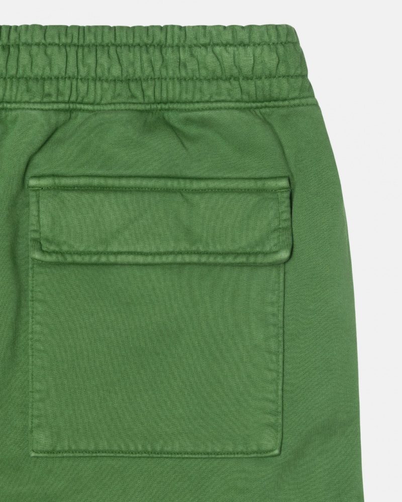 Stussy Sport Cargo Fleece Pants Green | Israel-34028