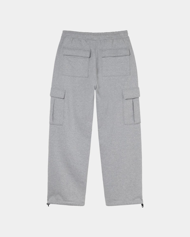 Stussy Sport Cargo Fleece Pants Grey | Israel-89264