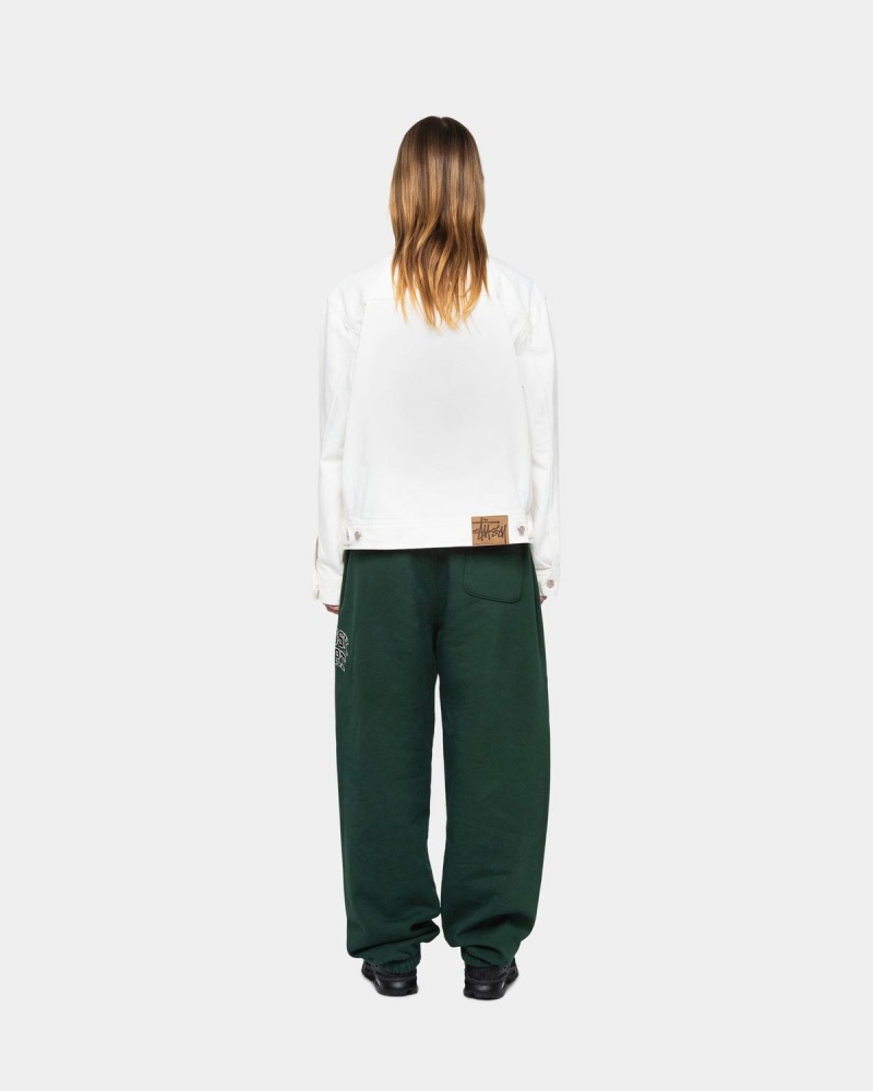 Stussy Sport Sweatpants Deep Green | Israel-54308