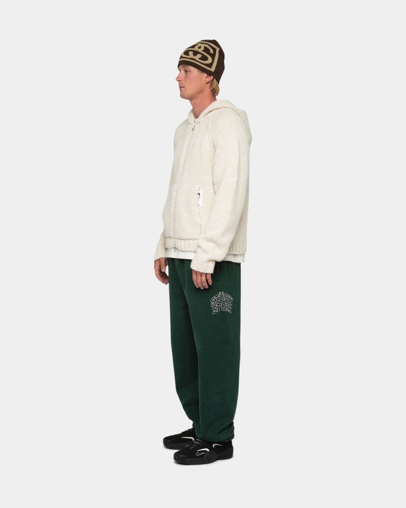 Stussy Sport Sweatpants Deep Green | Israel-54308