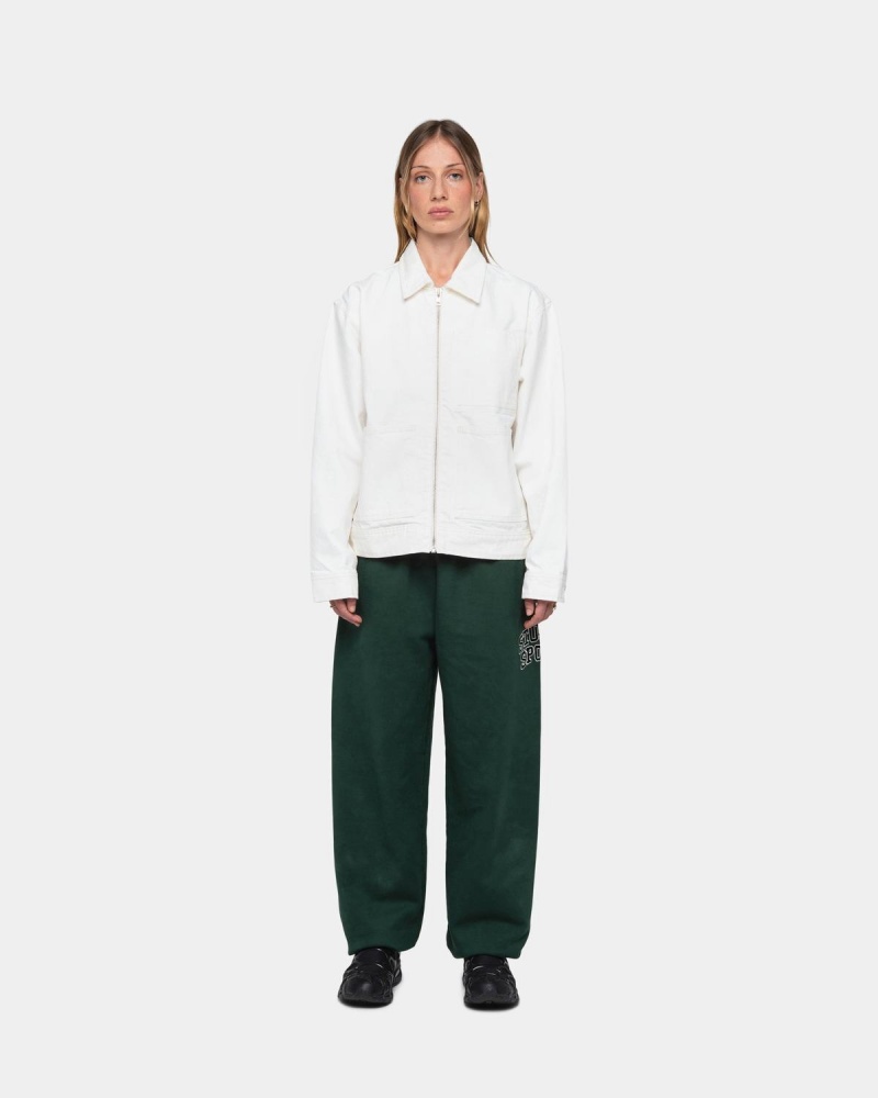 Stussy Sport Sweatpants Deep Green | Israel-54308