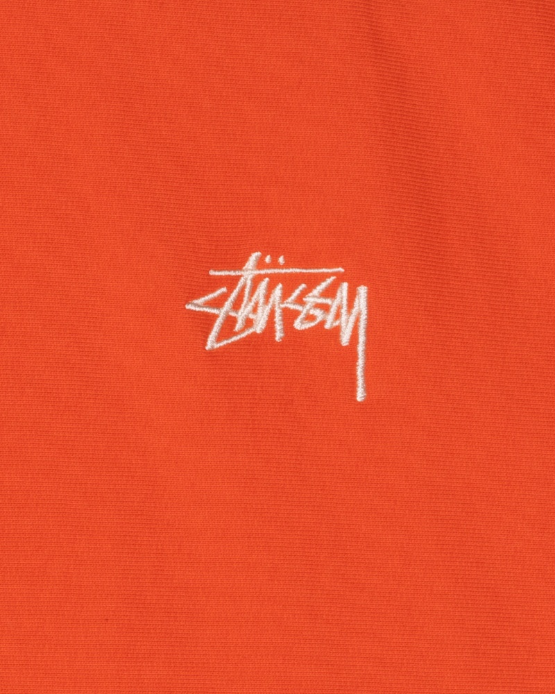 Stussy Stock Logo Hoodie Orange | Israel-83971
