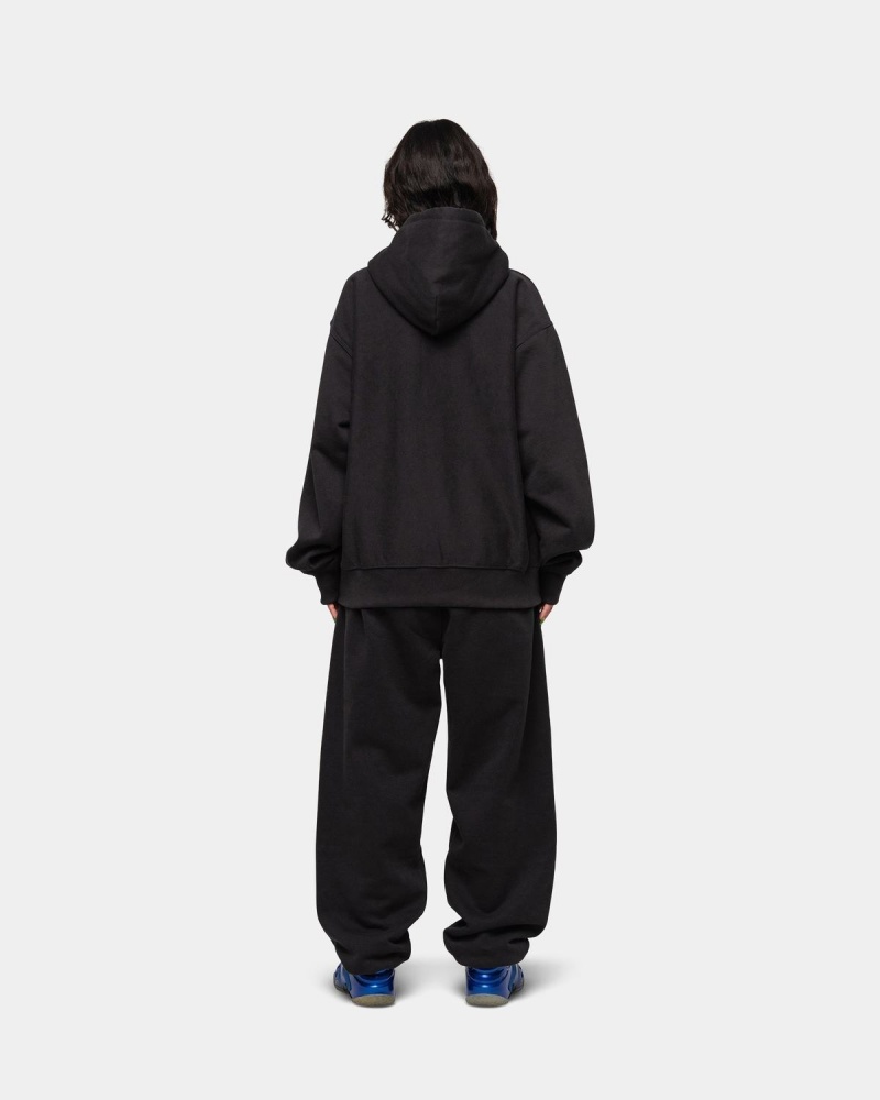 Stussy Stock Logo Sweatpants Black | Israel-73291