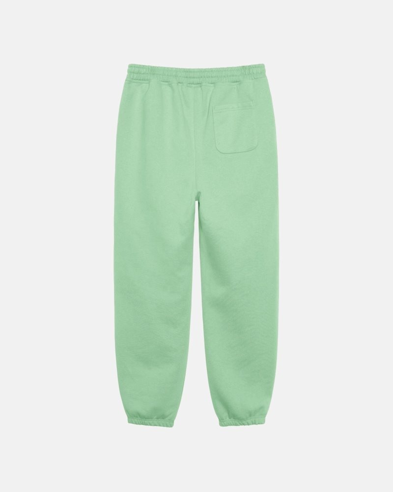 Stussy Stock Logo Sweatpants Green | Israel-26870