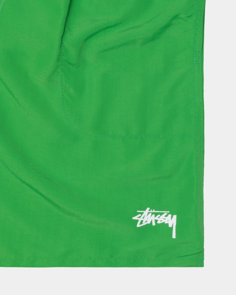 Stussy Stock Water Shorts Green | Israel-78201