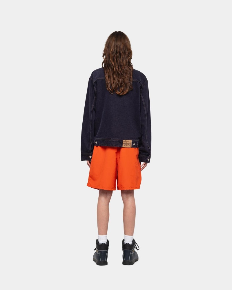 Stussy Stock Water Shorts Orange | Israel-08345