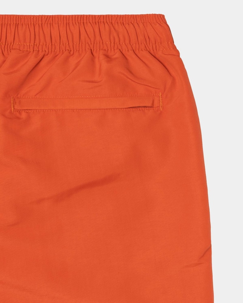 Stussy Stock Water Shorts Orange | Israel-08345