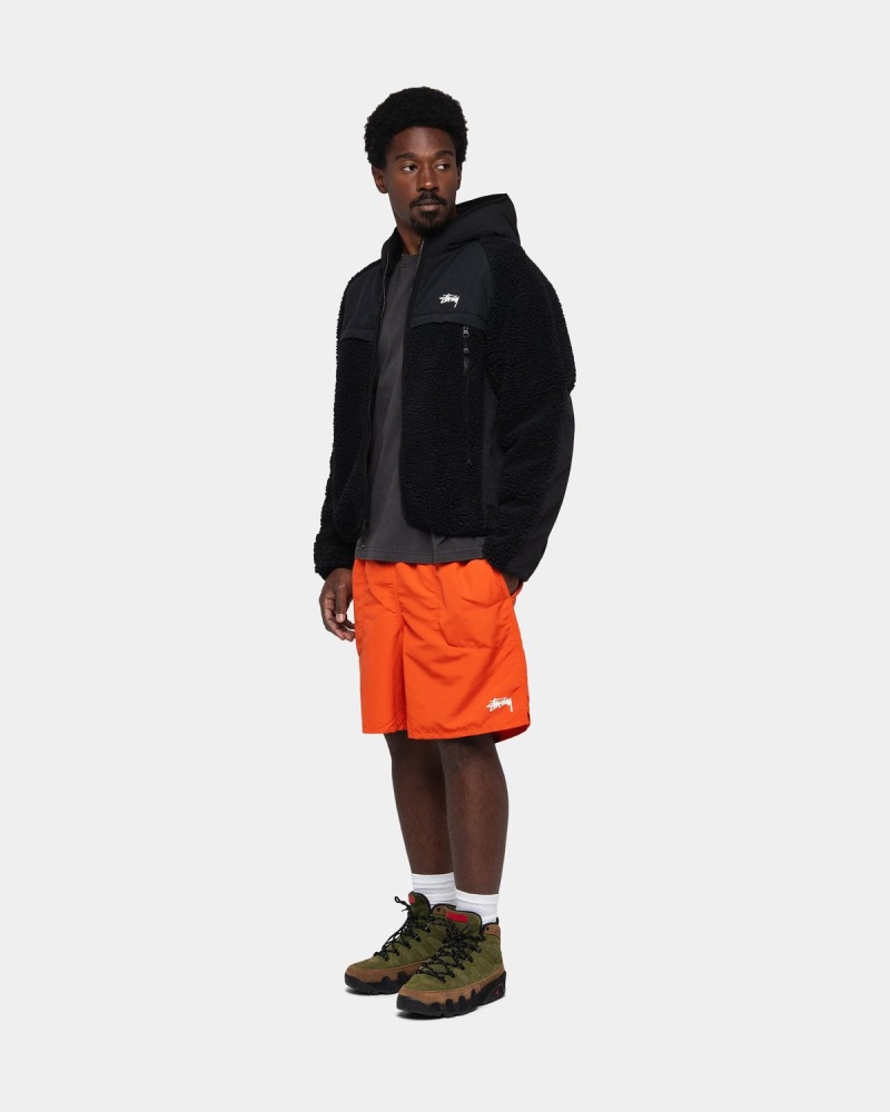 Stussy Stock Water Shorts Orange | Israel-08345