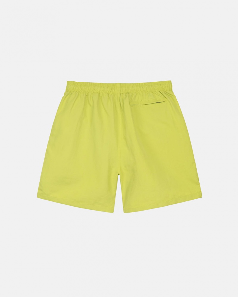 Stussy Stock Water Shorts Yellow | Israel-37915